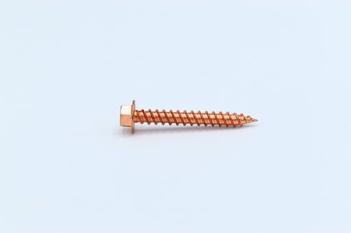 #10 1 1/2" Zip Screw - Copper
