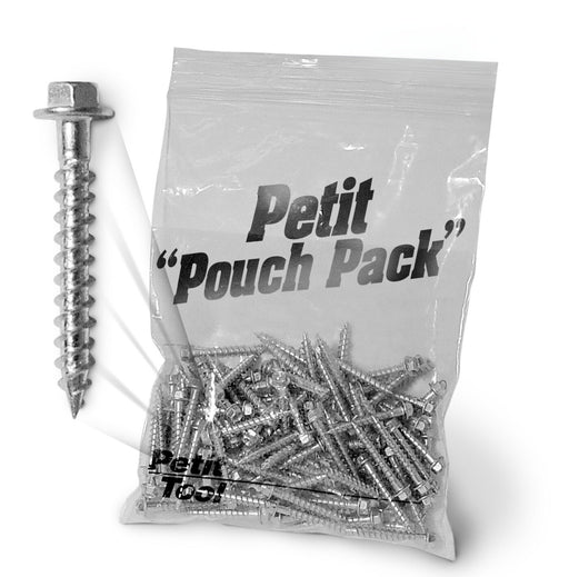 #11 x 1 3/4" Petit Custom Heavy Duty Hanger Screws in a clear bag