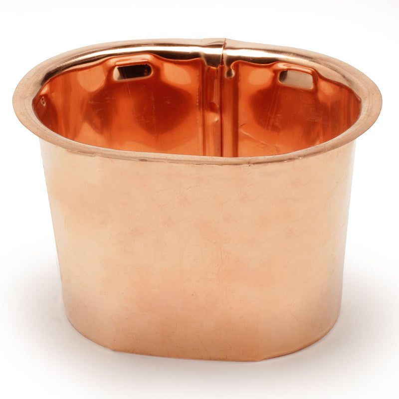 4" K-style Oval Outlet Copper