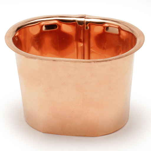 4" K-style Oval Outlet Copper