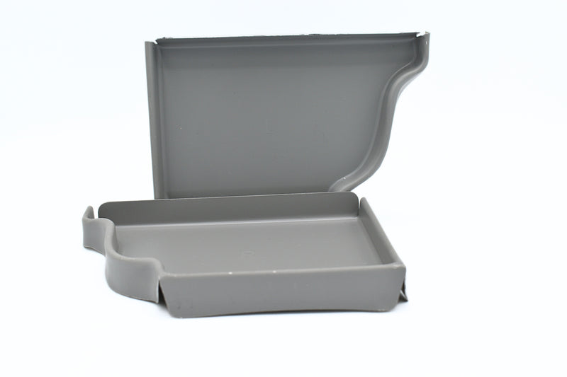 5" Right & left end cap Dove Gray