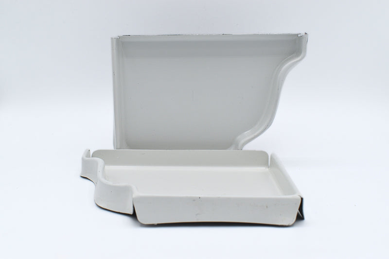 5" Right & Left End Cap Low Gloss White
