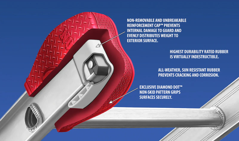 NO BULL™ Bullhorn Ladder Bumper internal diagram