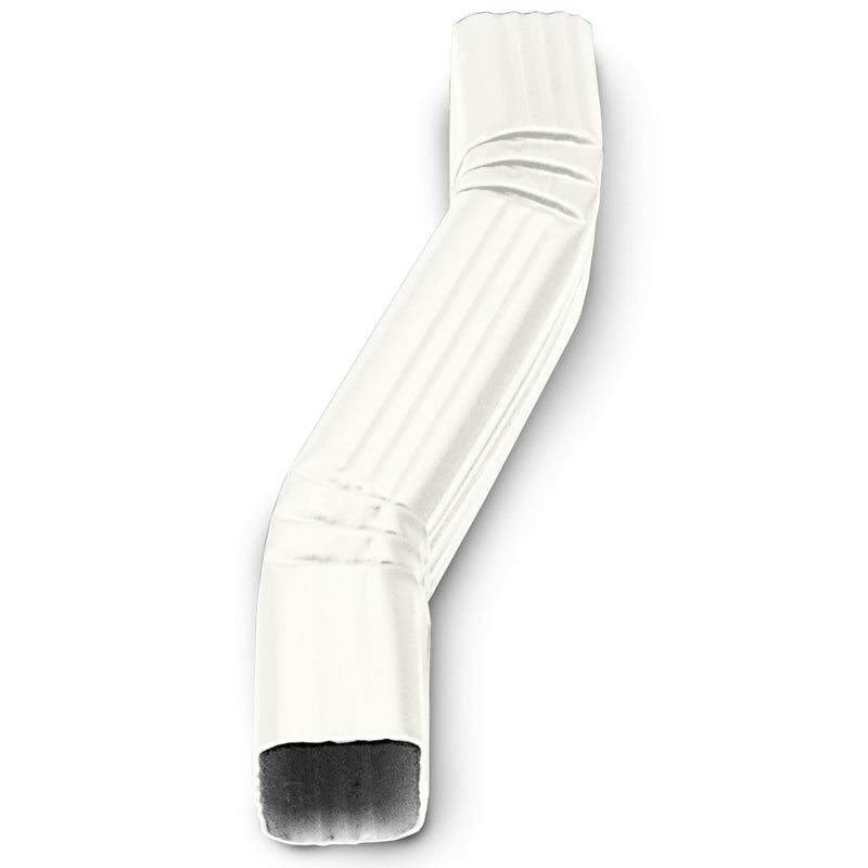 2x3 zig zag A style 2" offset elbow High Gloss White 
