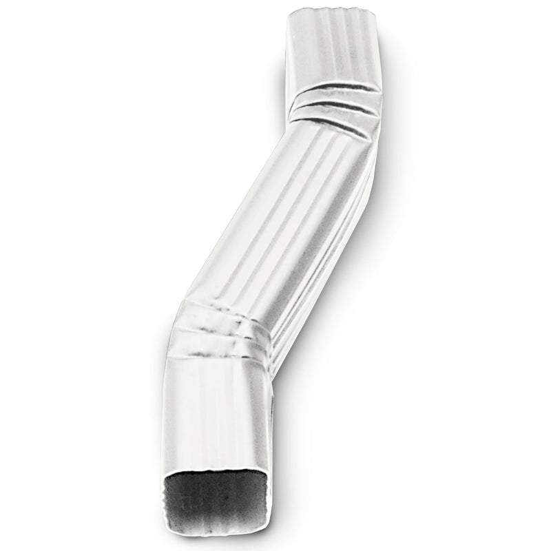 2x3 zig zag A style 2" offset elbow Low Gloss White