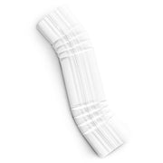 2x3 zig zag B style 3" offset elbow high gloss white