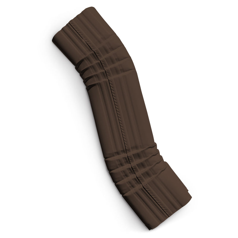 2x3 zig zag B style 3" offset elbow Royal Brown