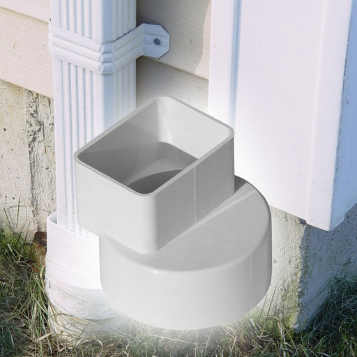 3"x4" Down Spout Adapter Offset