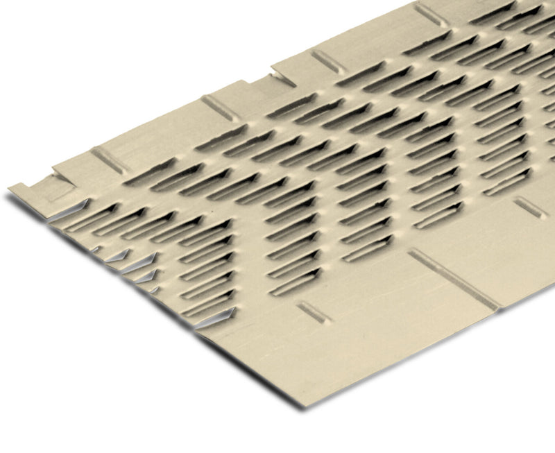 6" Gutter Guard Cream