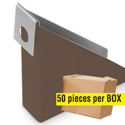 Steep Gutter Wedge Brown 50 pcs per box