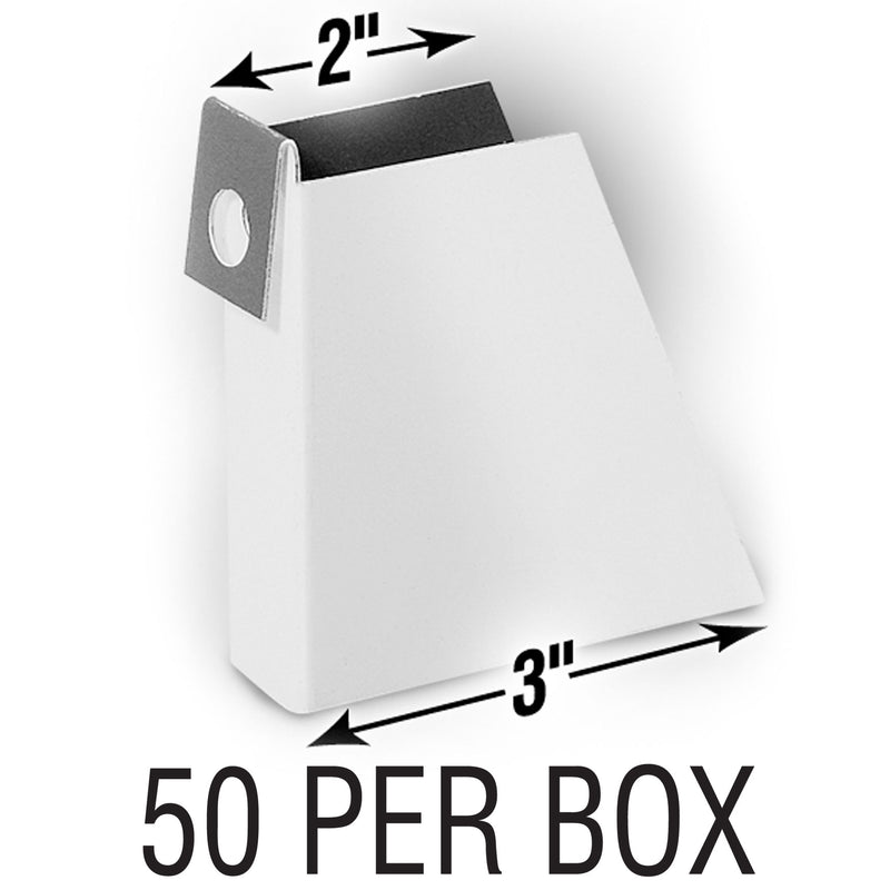 2"x3" Gutter Spacer White 50 pcs per box