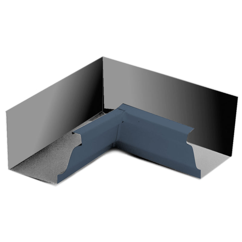 6" Box Miter  Inside Slate Blue