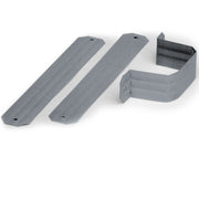 2"x3" Pipe Band Pearl Gray