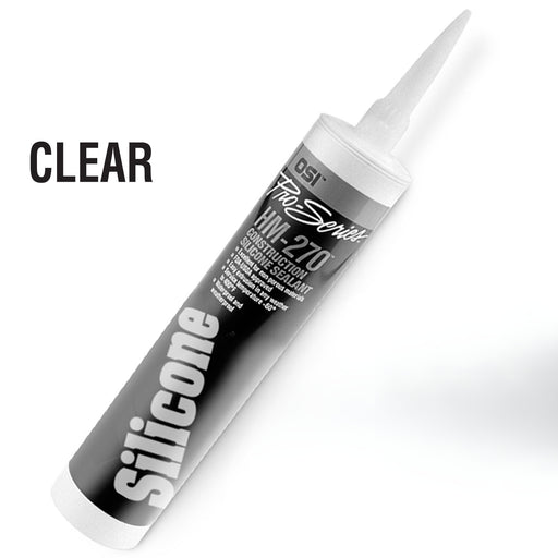 Silicone Caulk 10.5 oz caulking gun cartridge Clear
