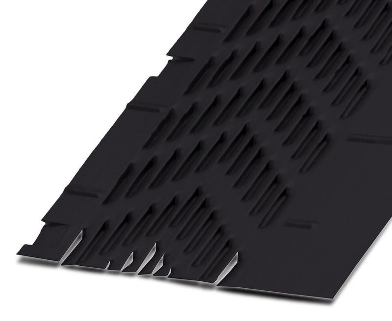 7" Gutter Guard Black