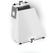 2"x3" Gutter Spacer White