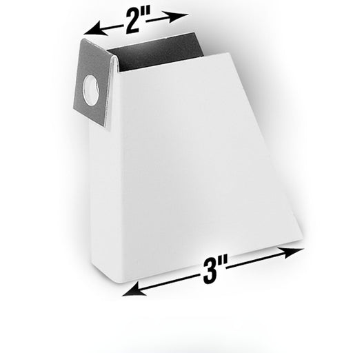 2"x3" Gutter Spacer White